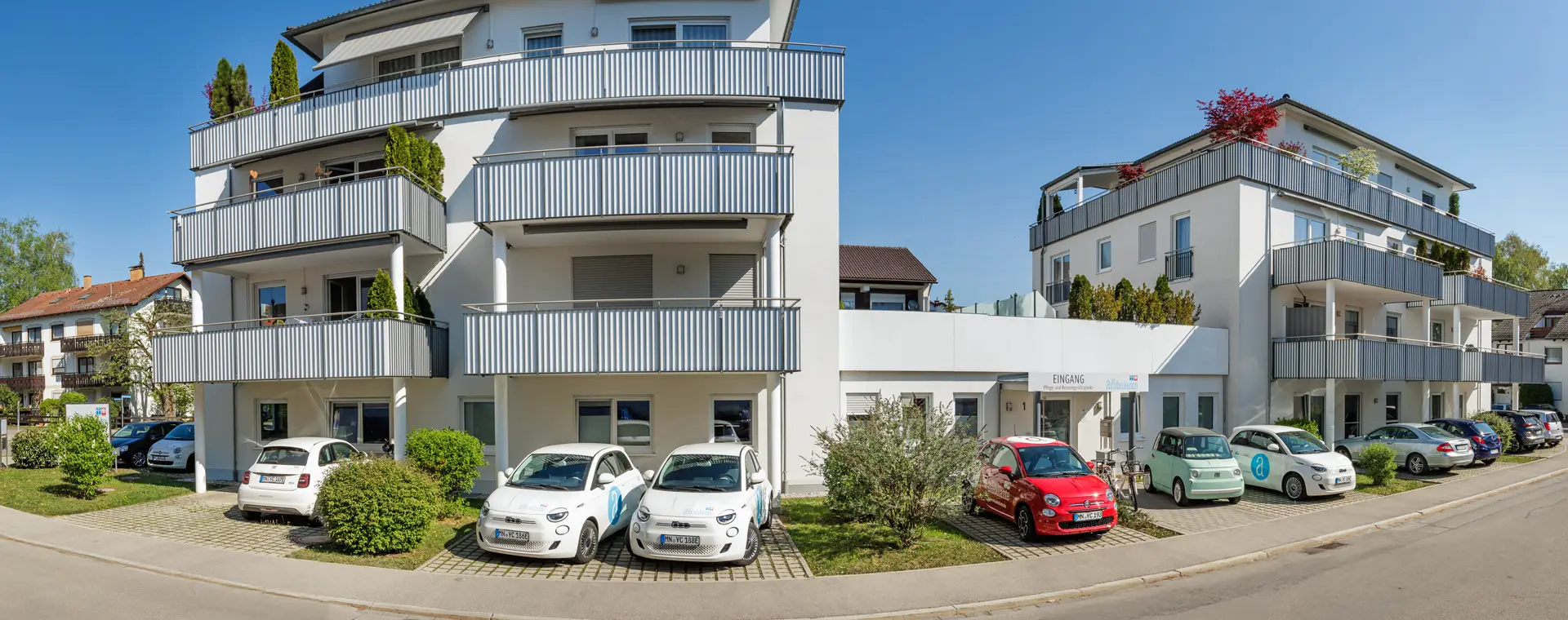 Eingangsbereich der Ambulanten Krankenpflege und Tagespflege.